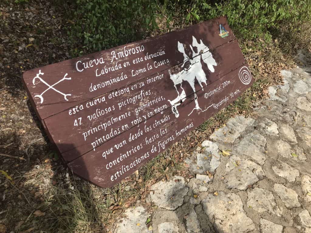 Cueva Ambrosia Sign