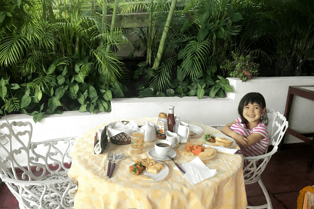 Cuban breakfast at AirBnB