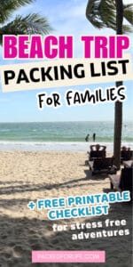 Ultimate Family Beach Vacation Packing List (+ Free Printable Checklist)