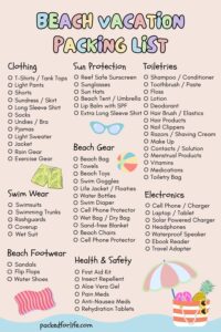 Ultimate Family Beach Vacation Packing List (+ Free Printable Checklist)