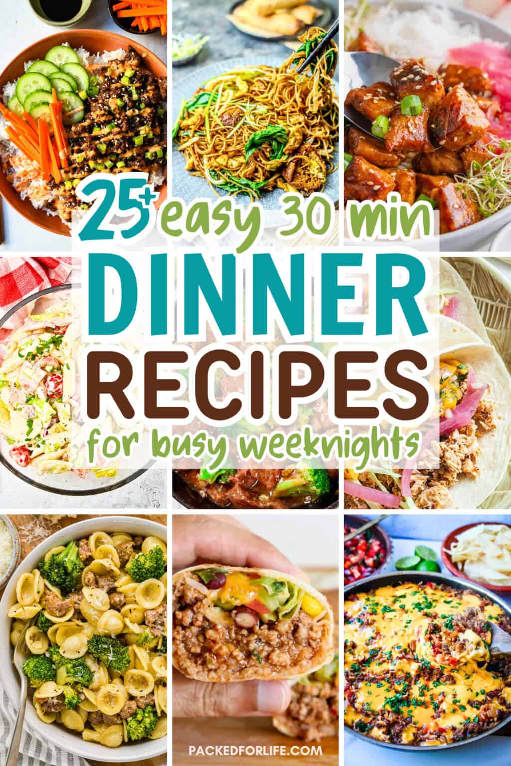 25+ Easy 30 Minute Dinners for Busy Weeknights
