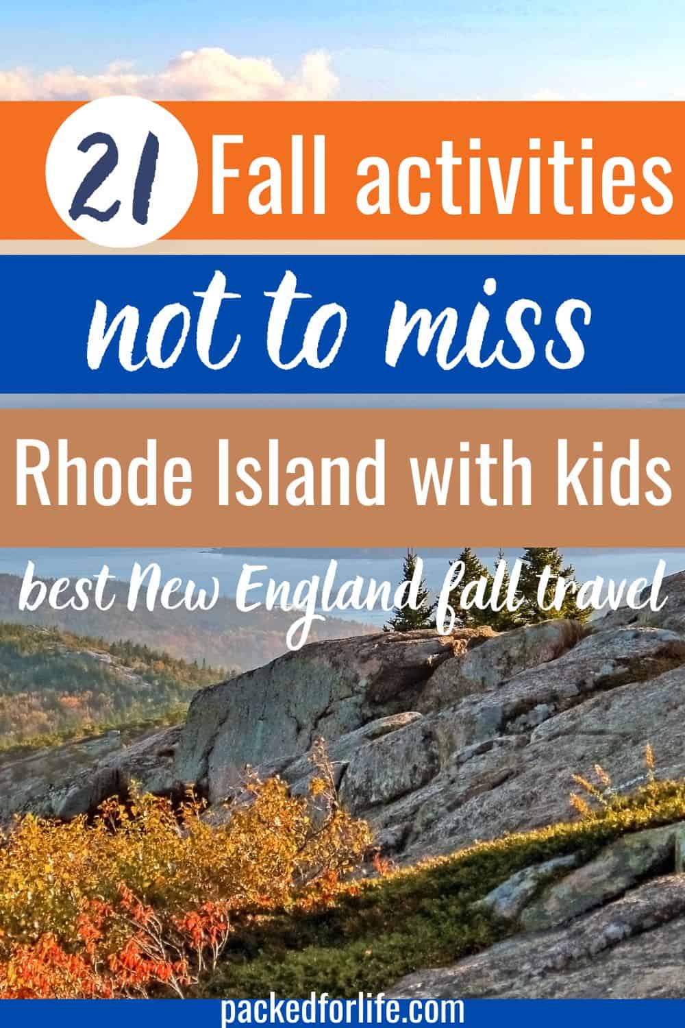 21 Fun Things to do with Kids in Rhode Island in Fall