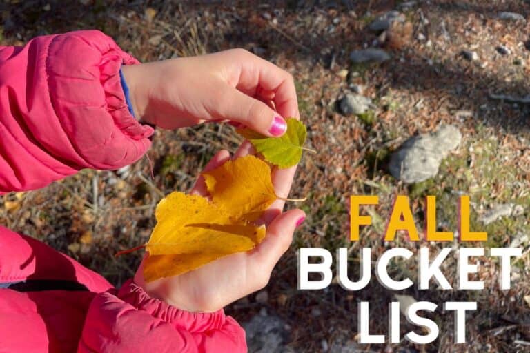 75+ Fall Bucket List for Families (Free Printables)