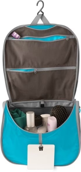 Open, Hanging Toiletry Bag for travel