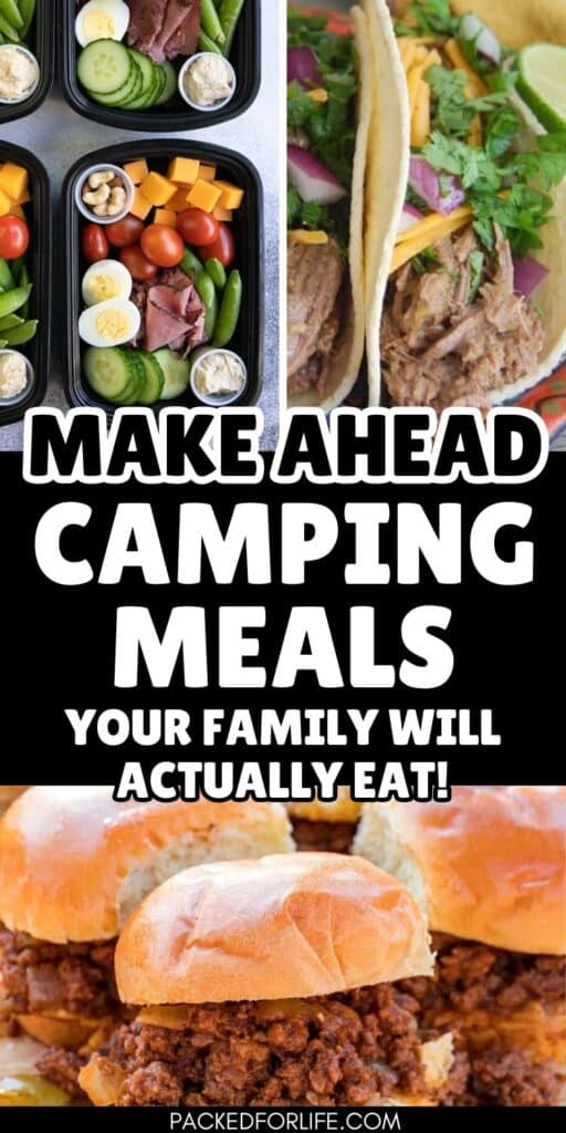 long camping trip meals