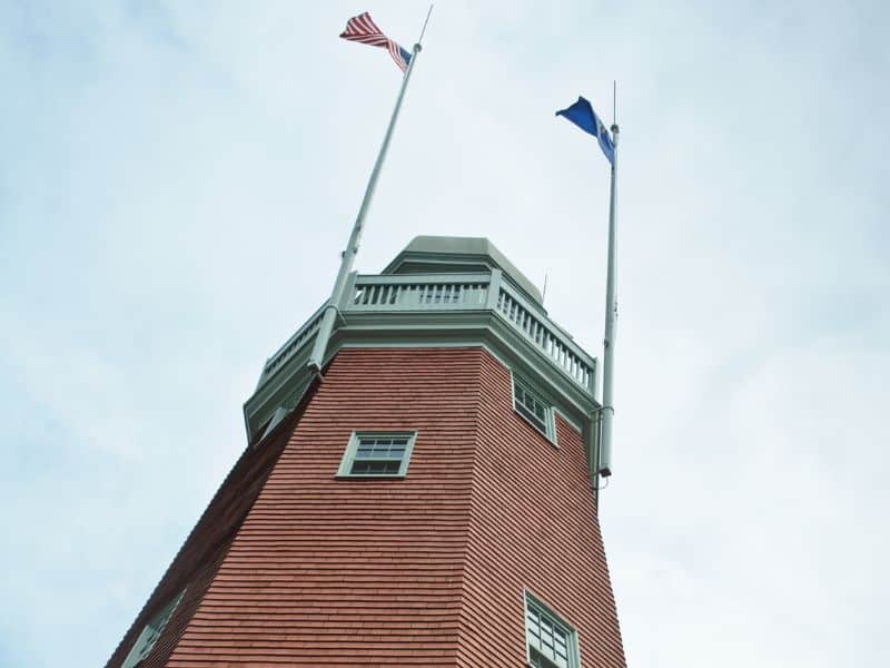 Tall Portland Observatory  the last  maritime signal station in the USA.