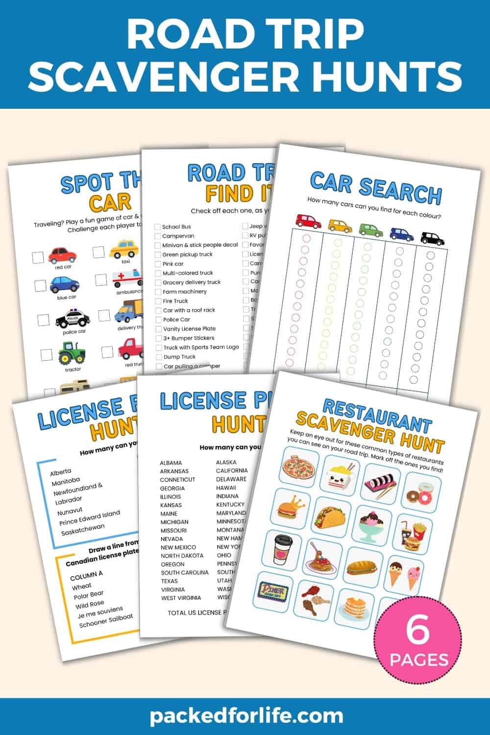 No More “Are We There Yet?”: Road Trip Activity Pack Kids Will Love