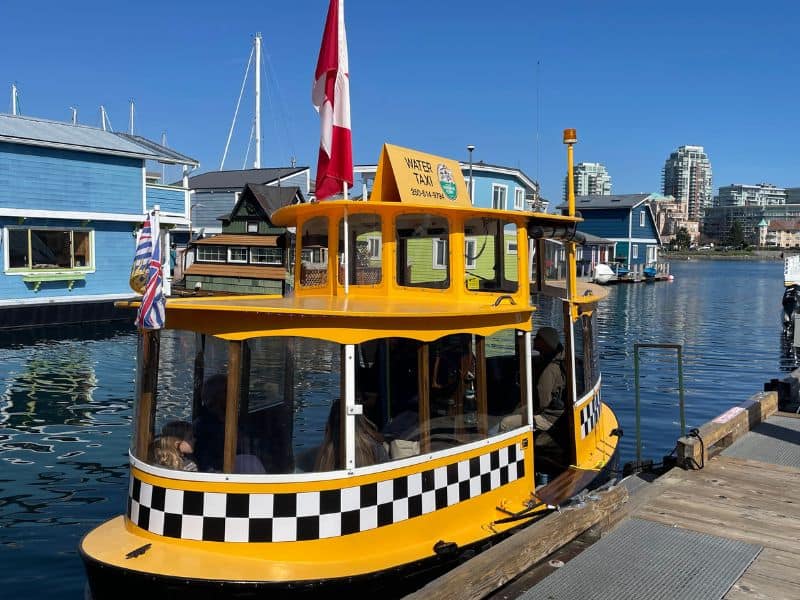 Water Taxi in Inner Harbour Victoria BC