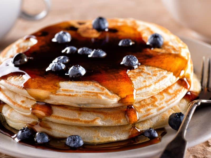 Wild Maine Blueberry Pancakes